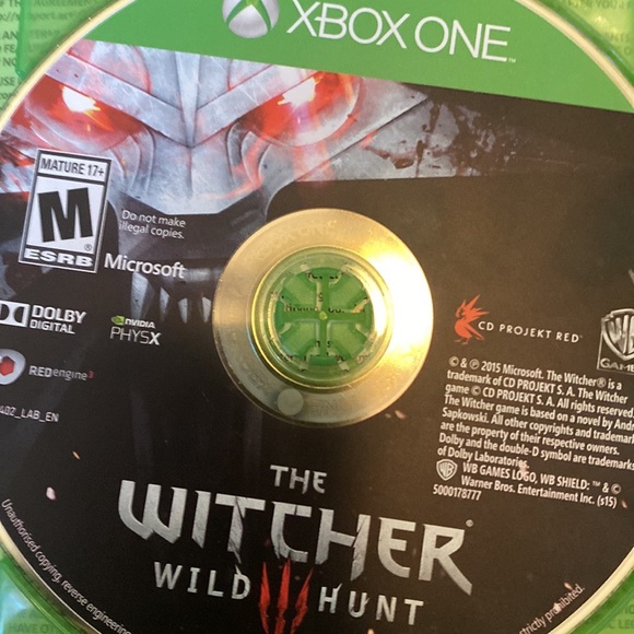 X BOX ONE. The Witcher Wild Hunt 3 - Picture 1 of 1
